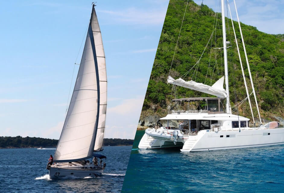 pros and cons of catamaran vs monohull